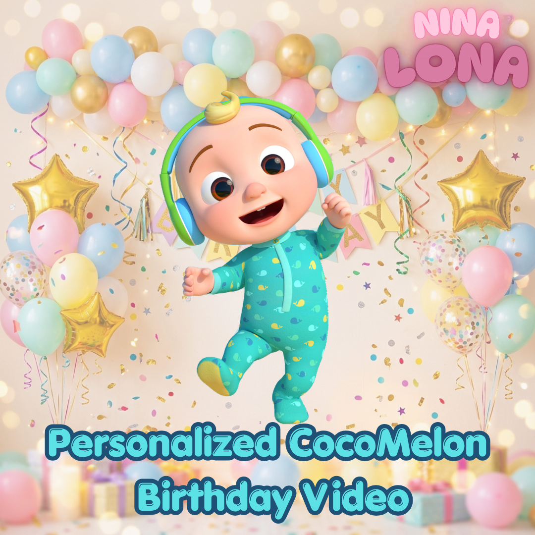 personalized CocoMelon birthday video