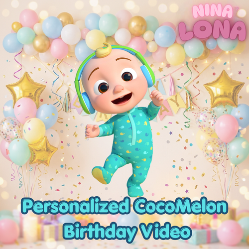 personalized CocoMelon birthday video