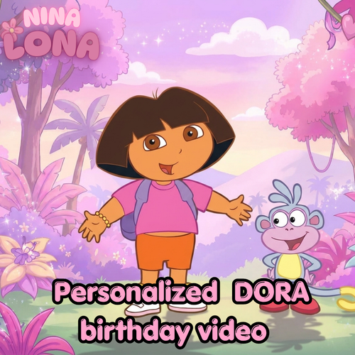 Personalized Dora the Explorer Birthday Video