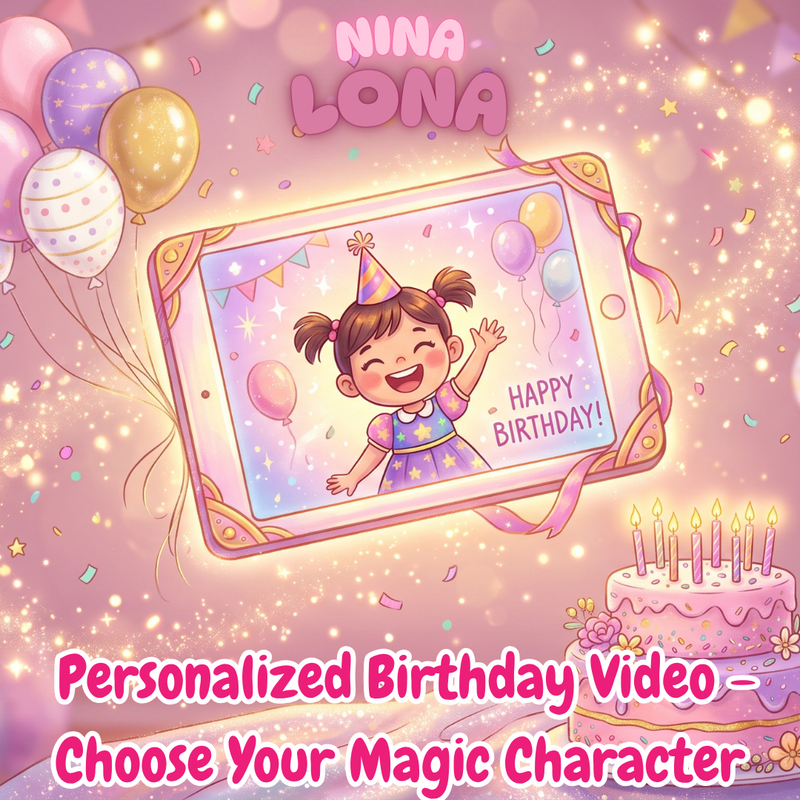 Personalized Birthday Video - Choose Your Magic Character