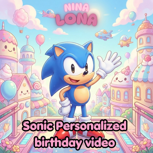 Personalized Sonic Birthday Video