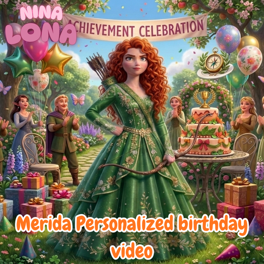 Merida Personalized birthday video