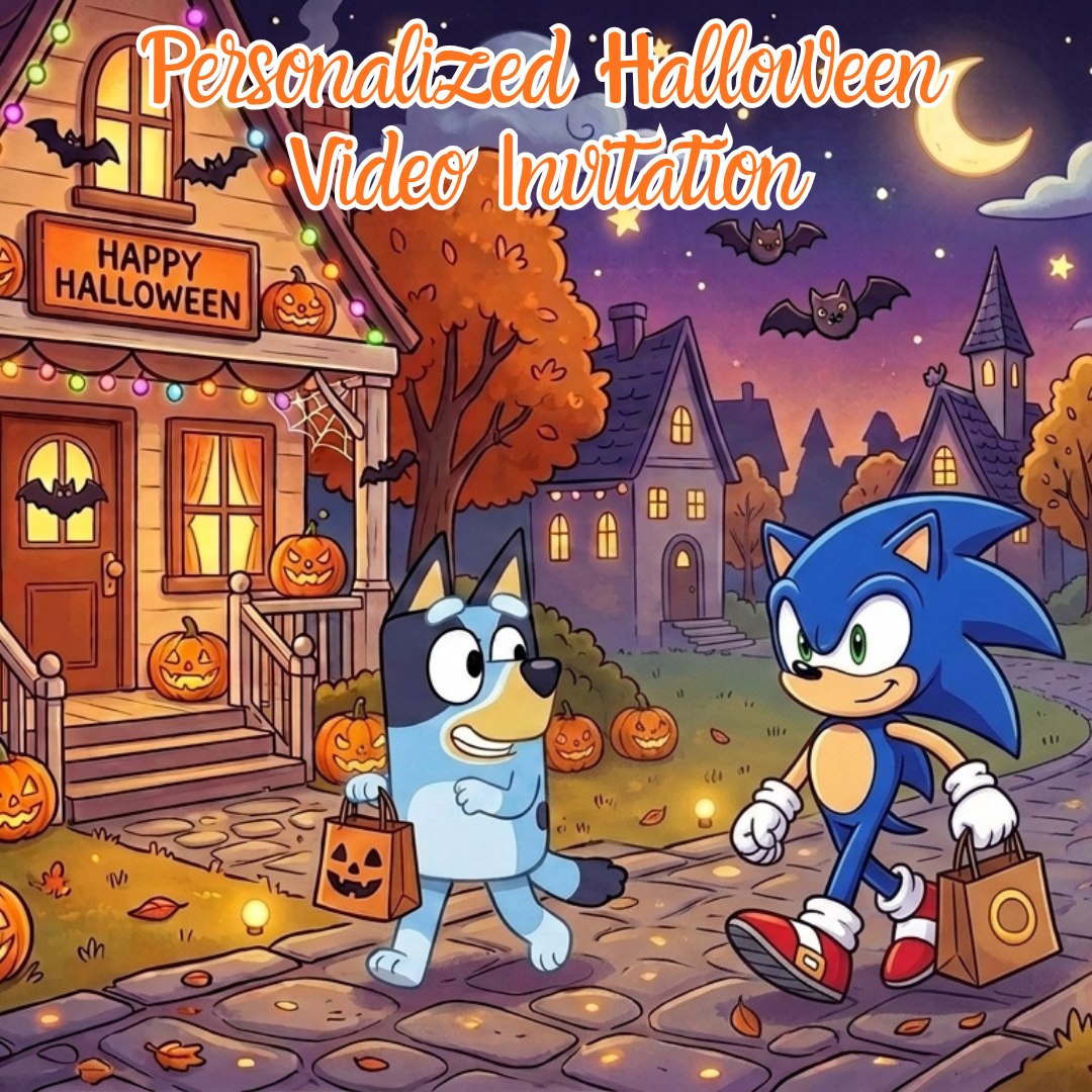 Personalized Halloween Video Invitation