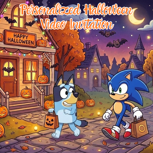 Personalized Halloween Video Invitation